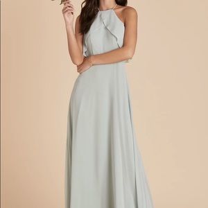Birdy Grey JULES Chiffon Bridesmaids Dress in Sage